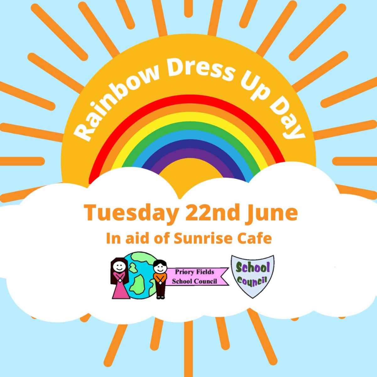 Priory Fields School - Rainbow Dress Up Day